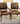 Victen chair pair with round table